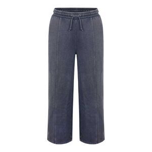 Firetrap Womens/Ladies Washed Stitched Wide Leg Sweatpants / Gray